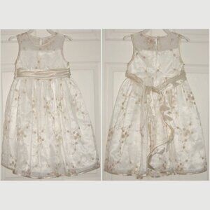 Bonnie Jean Girls 3/3T Four-Layer Cream Party Dress